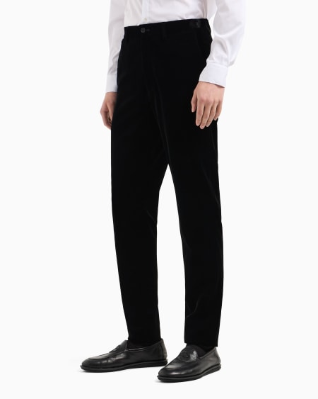 A|x Armani Exchange Velvet Trousers