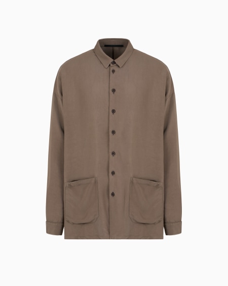 a|x armani exchange Viscose shirt jacket