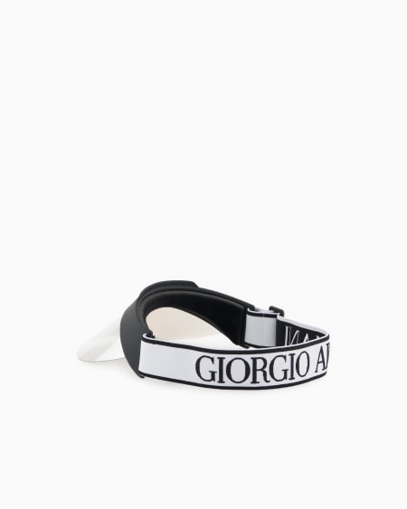 A|x Armani Exchange Visor With Logo Tape