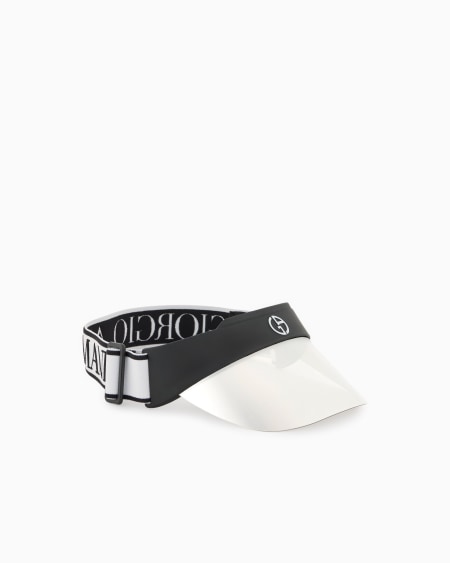 a|x armani exchange Visor with logo tape