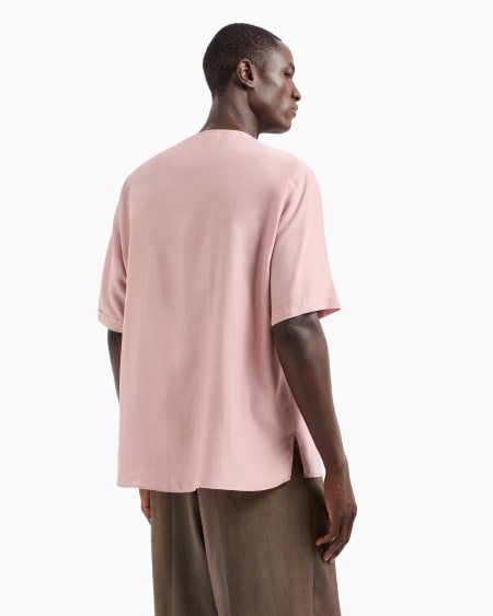 A|x Armani Exchange Washed Silk T-shirt Shirt