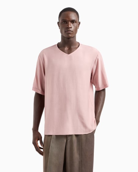 A|x Armani Exchange Washed Silk T-shirt Shirt