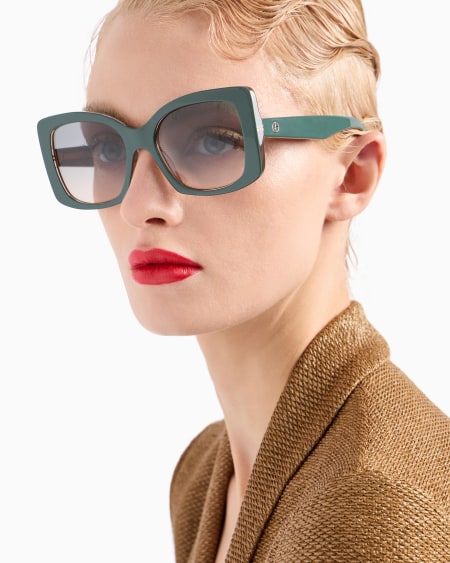 A|x Armani Exchange Women’s Square Sunglasses