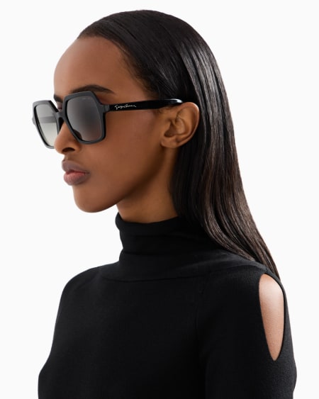 A|x Armani Exchange Women’s Square Sunglasses