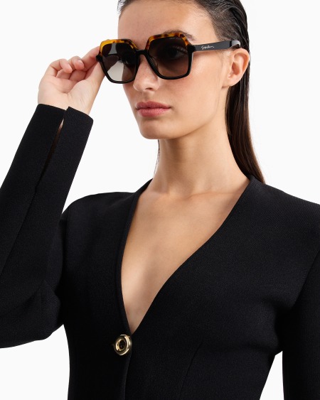 A|x Armani Exchange Women’s Square Sunglasses