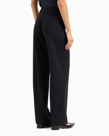 A|x Armani Exchange Wool Crepe Trousers