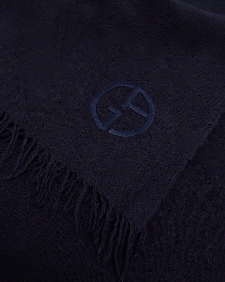 A|x Armani Exchange Wool Silk And Cashmere Foulard