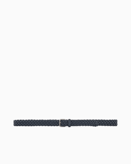 A|x Armani Exchange Woven Leather Belt