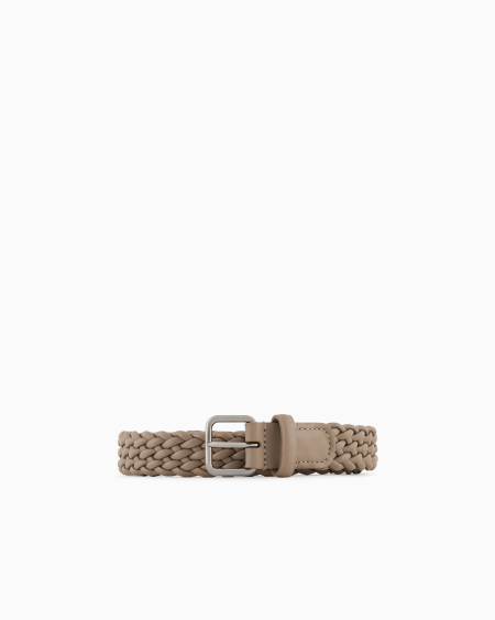 A|x Armani Exchange Woven Leather Belt
