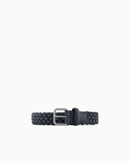 a|x armani exchange Woven leather belt