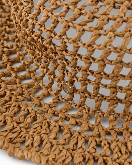 A|x Armani Exchange Woven Viscose Cloche Hat