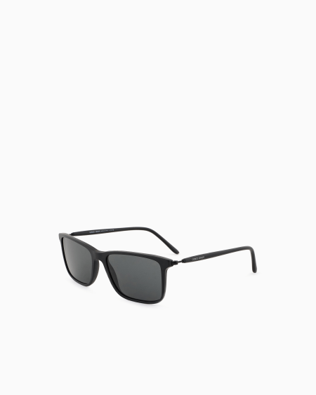A|x Armani Exchange Asian-fit Rectangular Sunglasses For Men