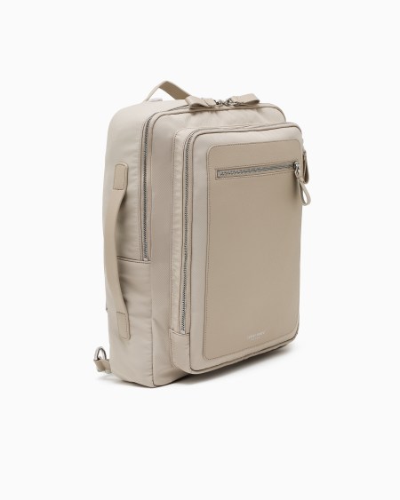 A|x Armani Exchange ASV Nylon And Pebbled-leather Backpack