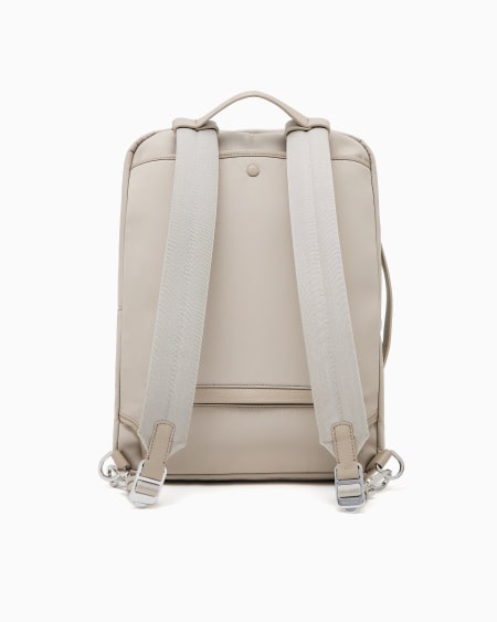 A|x Armani Exchange ASV Nylon And Pebbled-leather Backpack