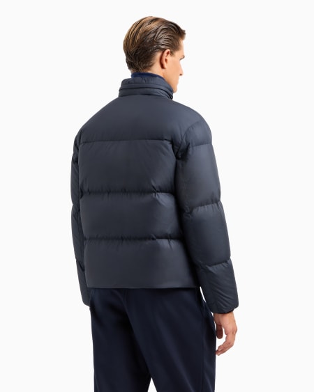 A|x Armani Exchange Bomber Jacket With Goose-down Padding
