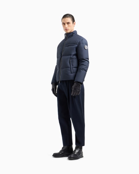 A|x Armani Exchange Bomber Jacket With Goose-down Padding ASV