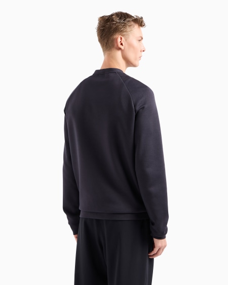 A|x Armani Exchange Borgonuovo 11 Sweatshirt In Cotton Double Jersey