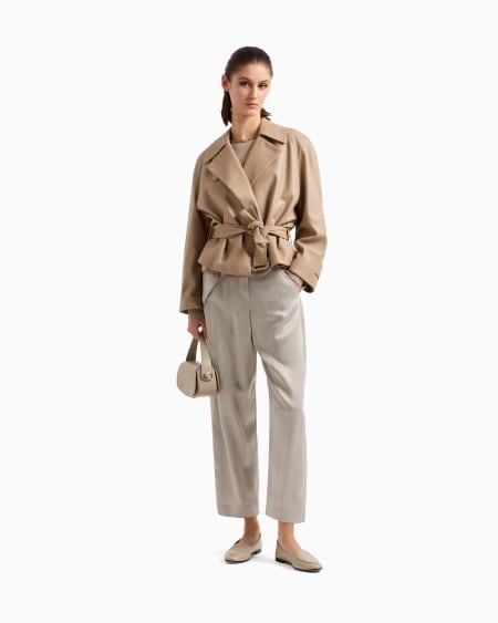 A|x Armani Exchange Cashmere Crew-neck Jumper With Embroidery