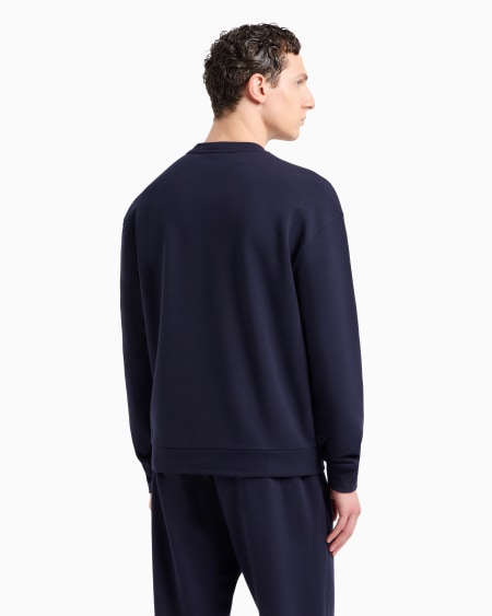 A|x Armani Exchange Cotton And Cashmere Crew-neck Sweatshirt