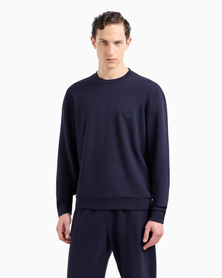 A|x Armani Exchange Cotton And Cashmere Crew-neck Sweatshirt