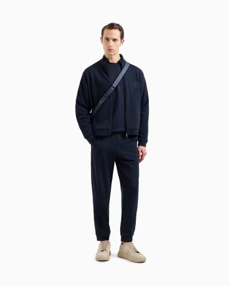 A|x Armani Exchange Cotton And Cashmere Zip-up Sweatshirt