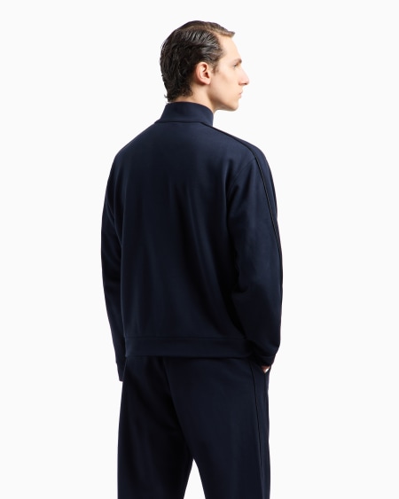 A|x Armani Exchange Cotton And Cashmere Zip-up Sweatshirt