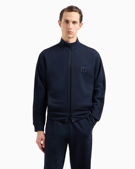 A|x Armani Exchange Cotton And Cashmere Zip-up Sweatshirt
