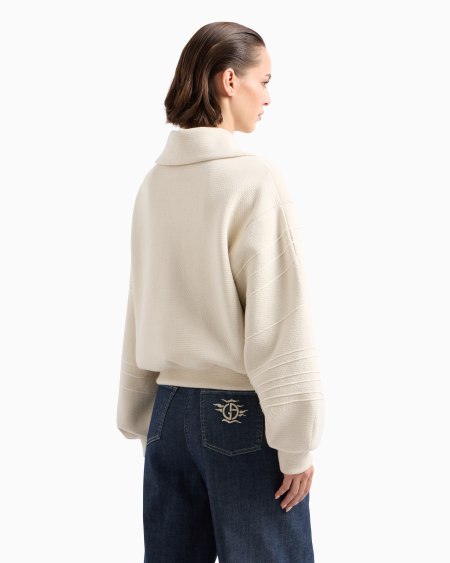 A|x Armani Exchange Cotton And Linen-blend Jersey Sweatshirt