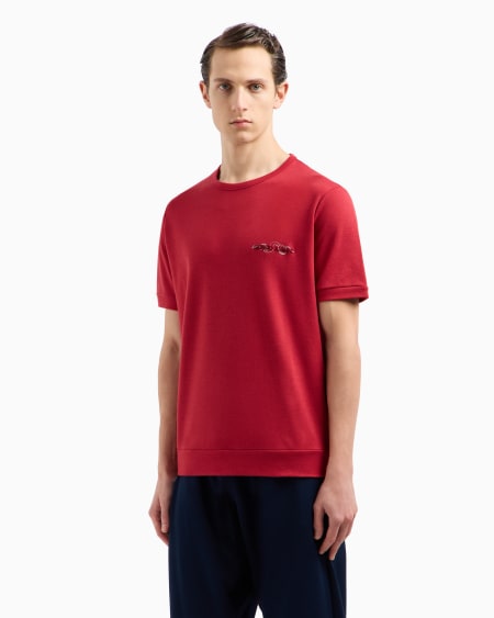 A|x Armani Exchange Cotton And Silk Crew-neck T-shirt