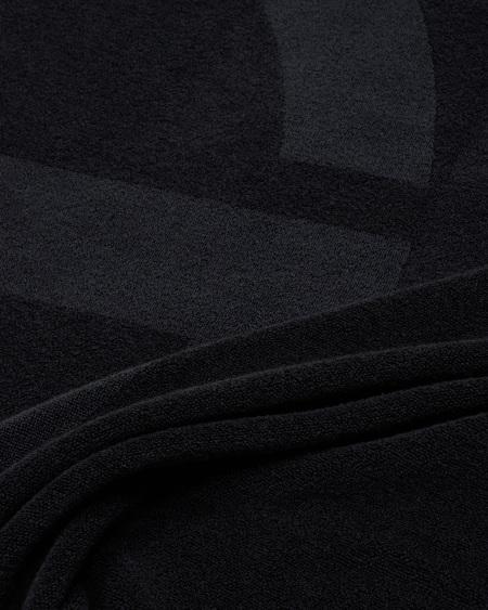 A|x Armani Exchange Cotton Beach Towel With Jacquard Logo