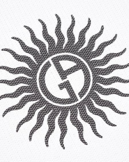 A|x Armani Exchange Cotton Beach Towel With Printed Logo