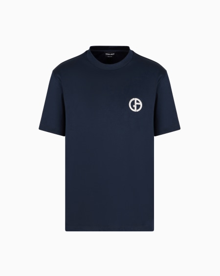 a|x armani exchange Cotton interlock crew-neck T-shirt