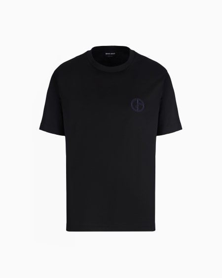 a|x armani exchange Cotton interlock crew-neck T-shirt