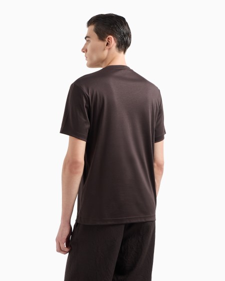 A|x Armani Exchange Cotton-interlock T-shirt With Embroidered Logo