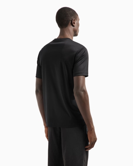 A|x Armani Exchange Cotton-interlock T-shirt With Embroidered Logo