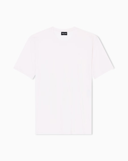 a|x armani exchange Cotton-jersey crew-neck T-shirt
