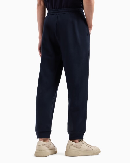 A|x Armani Exchange Cotton-jersey Fleece And Cashmere Joggers