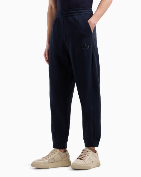 A|x Armani Exchange Cotton-jersey Fleece And Cashmere Joggers