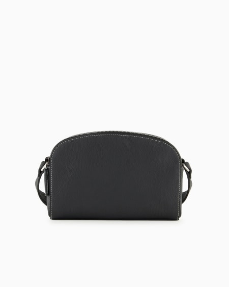 A|x Armani Exchange Crossbody Bag In Pebbled Leather