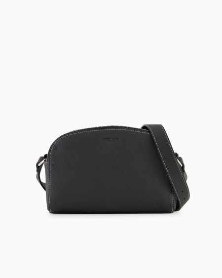 a|x armani exchange Crossbody bag in pebbled leather