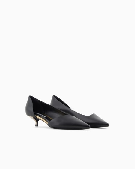 A|x Armani Exchange D'Orsay Court Shoes In Calfskin