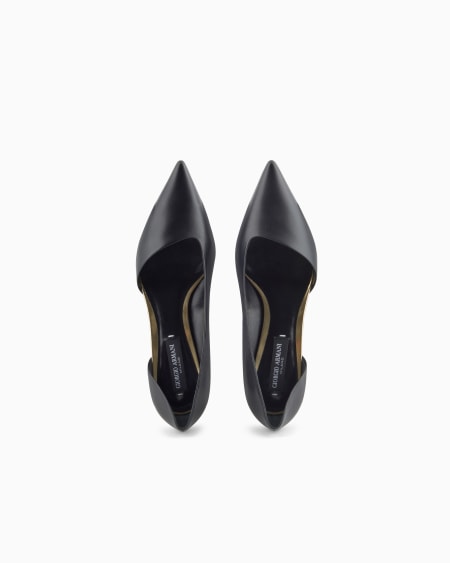 A|x Armani Exchange D'Orsay Court Shoes In Calfskin