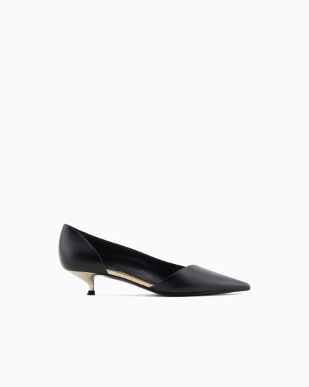 a|x armani exchange D'Orsay court shoes in calfskin