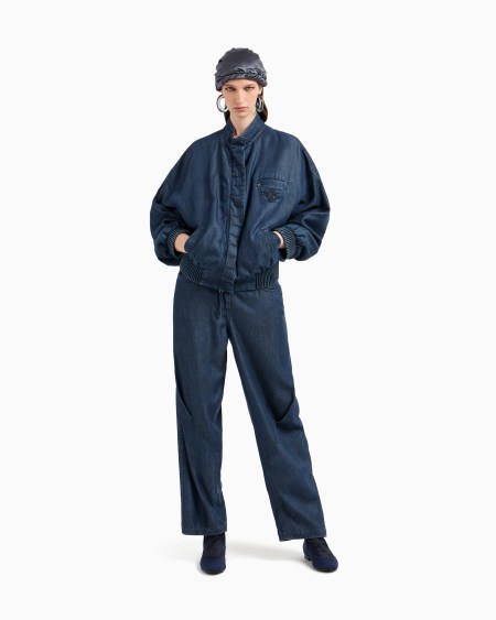 A|x Armani Exchange Denim Collection Lyocell Blouson