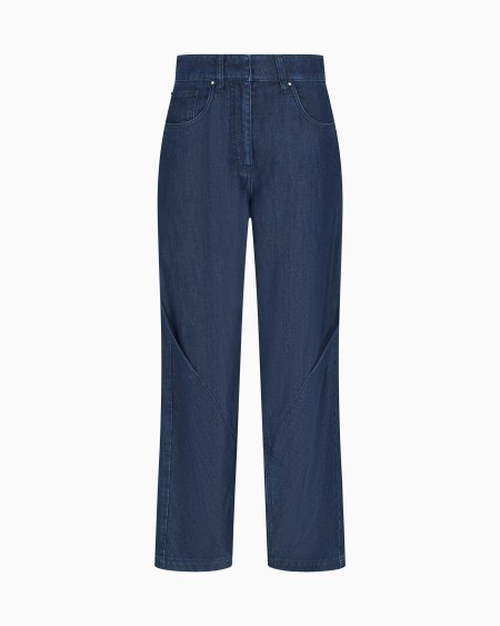 a|x armani exchange Denim Collection straight trousers in Lyocell