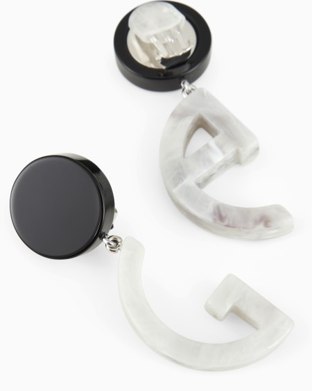 A|x Armani Exchange Earrings With GA Resin Pendants
