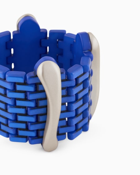 A|x Armani Exchange Elasticated Bracelet With Gradient Elements