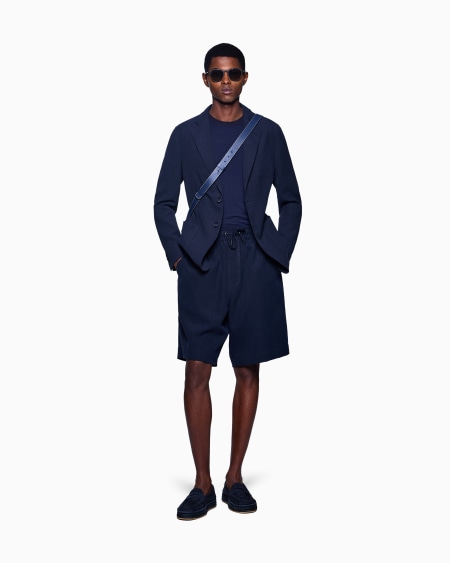 A|x Armani Exchange Embroidered Viscose Crew-neck T-Shirt