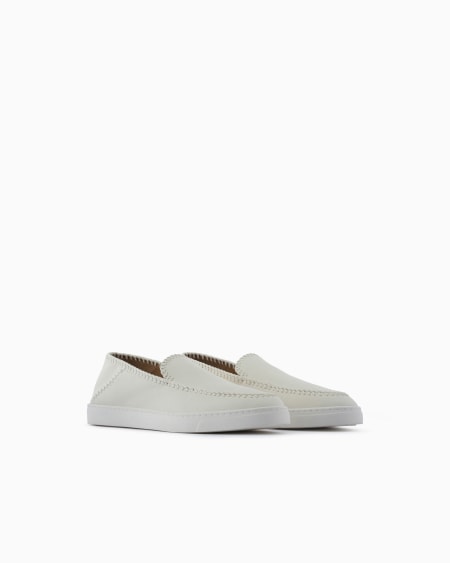 A|x Armani Exchange Galleria 3 Nappa-leather Slip-ons