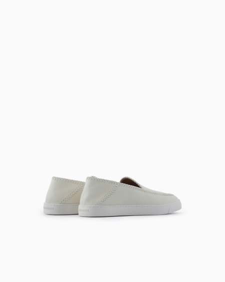 A|x Armani Exchange Galleria 3 Nappa-leather Slip-ons